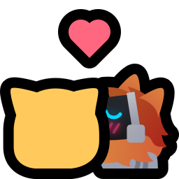 protomoji_orange_kiss_cat_heart