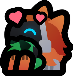 protomoji_orange_hug_proto_green_heart