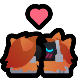 protomoji_orange_kiss_orange_heart