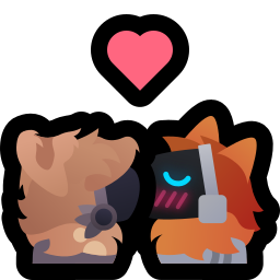 protomoji_orange_kiss_dog_heart