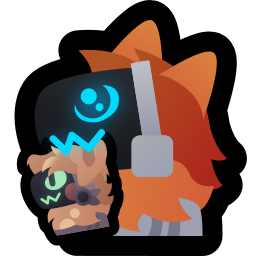 protomoji_orange_nom_protogen_dog