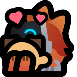 protomoji_orange_hug_dog_heart