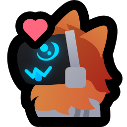protomoji_orange_heart_blep_cute